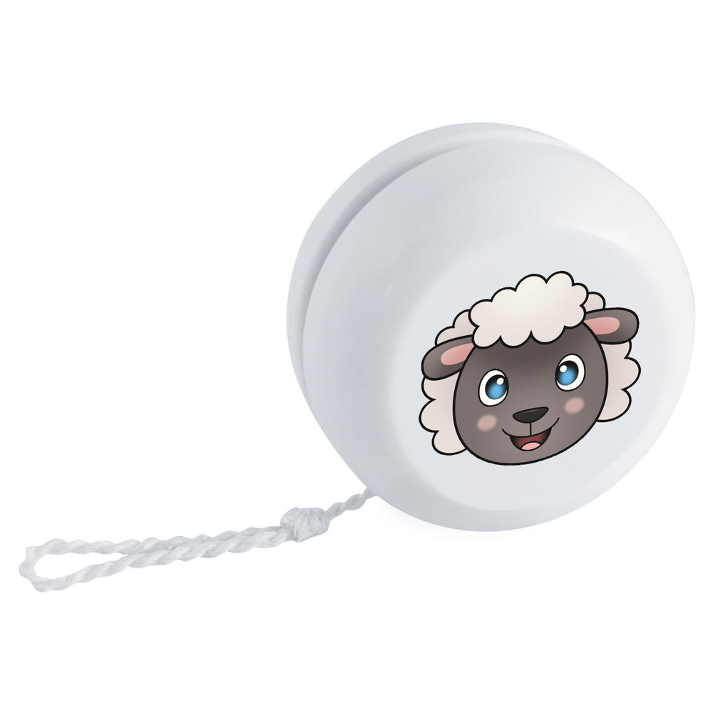 'Happy Sheep Face' Retro Style Yo-Yo (YY00036421)