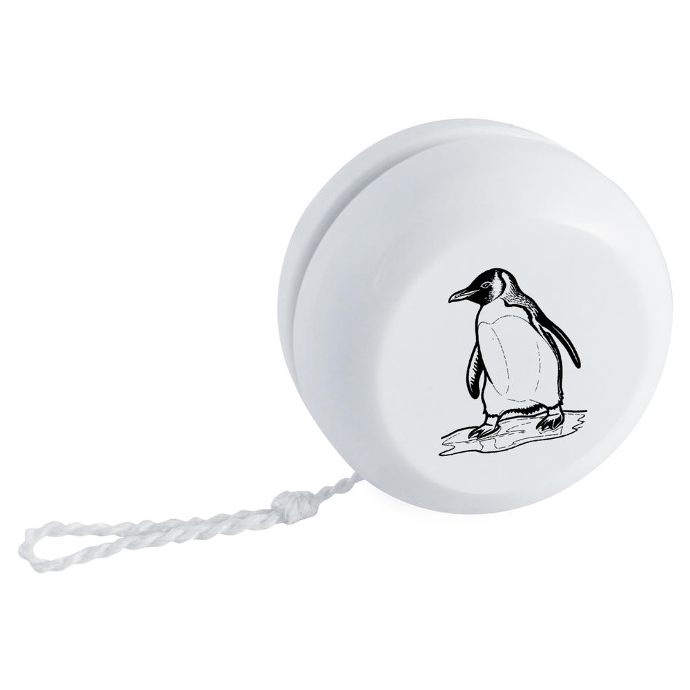 'Penguin Sliding On Ice' Retro Style Yo-Yo (YY00039579)