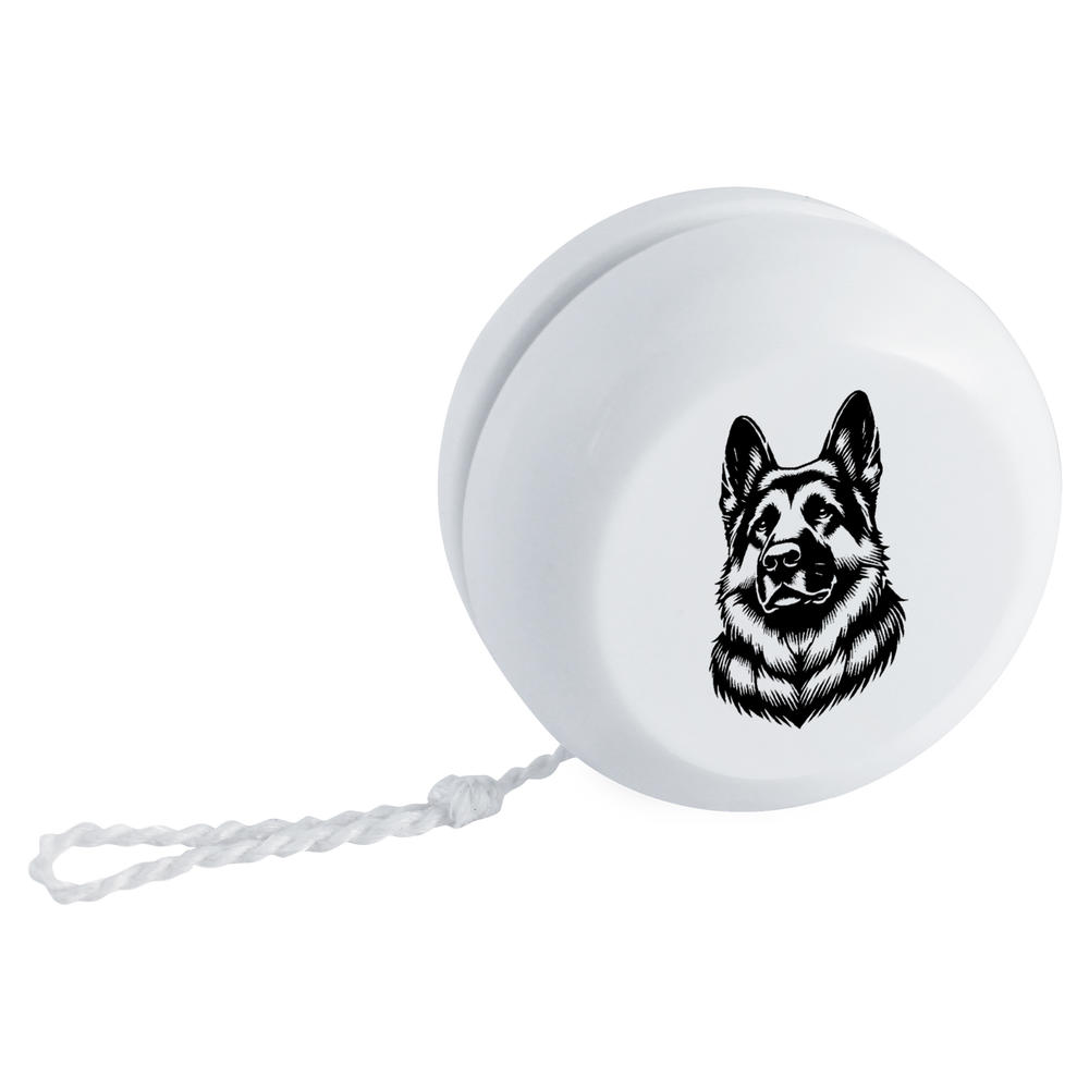 'German Shepherd' Retro Yo-Yo - 56mm - Classic Toy for Tricks, Practice and Gifts (YY00042809)