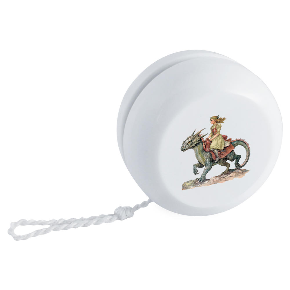 'Princess Riding Lizard' Retro Style Yo-Yo (YY00043827)