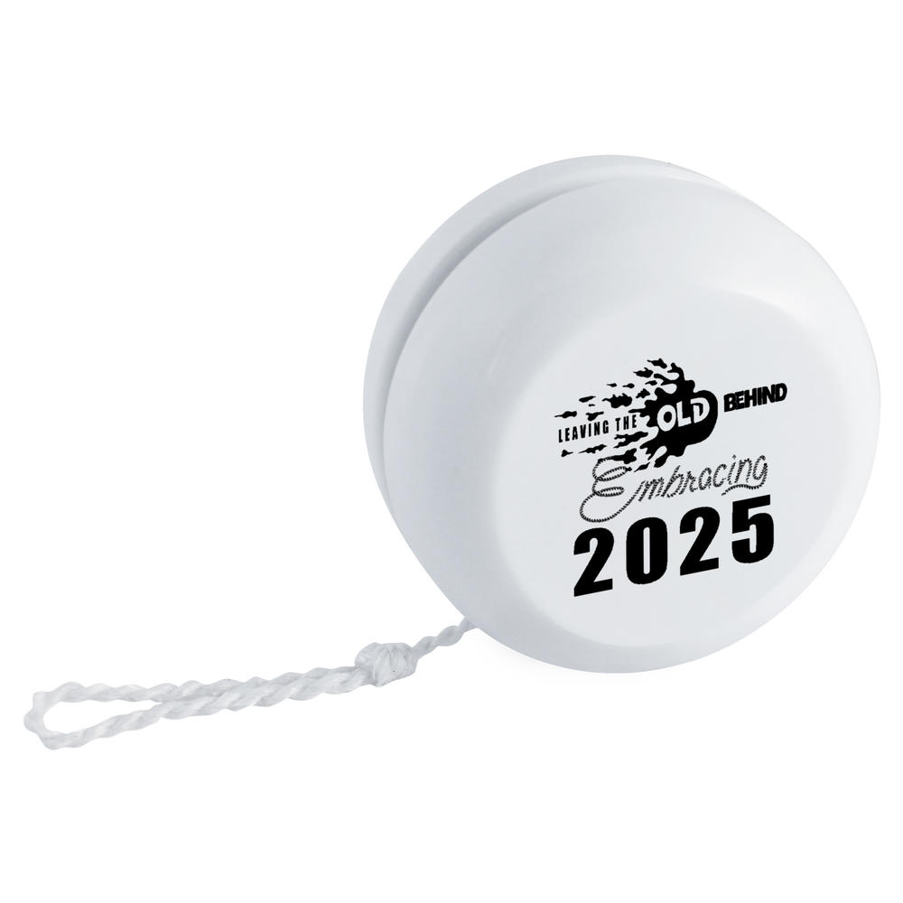 'New Beginnings for a Bright 2025' Retro Style Yo-Yo (YY00045806)