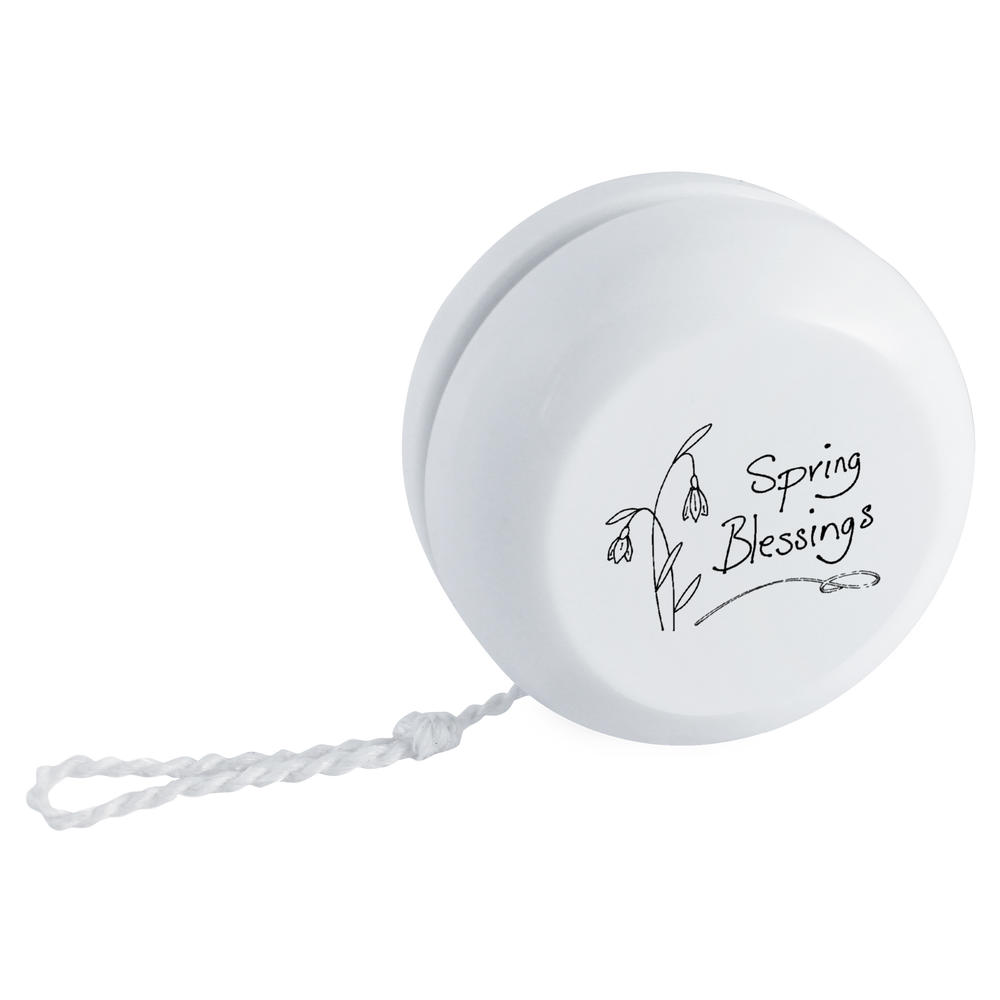 'Snowdrop Spring Blessings' Retro Style Yo-Yo (YY00045955)