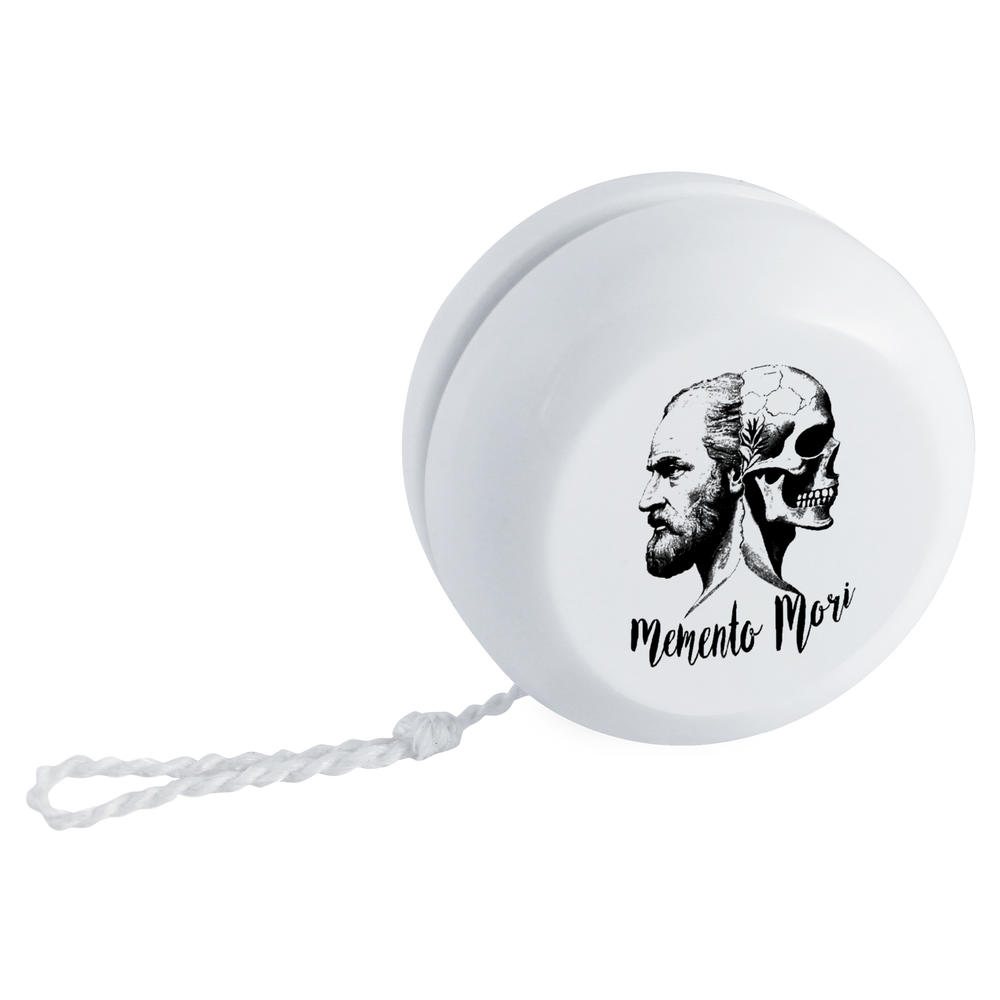 'Memento Mori with Man and Skull' Retro Style Yo-Yo (YY00046156)