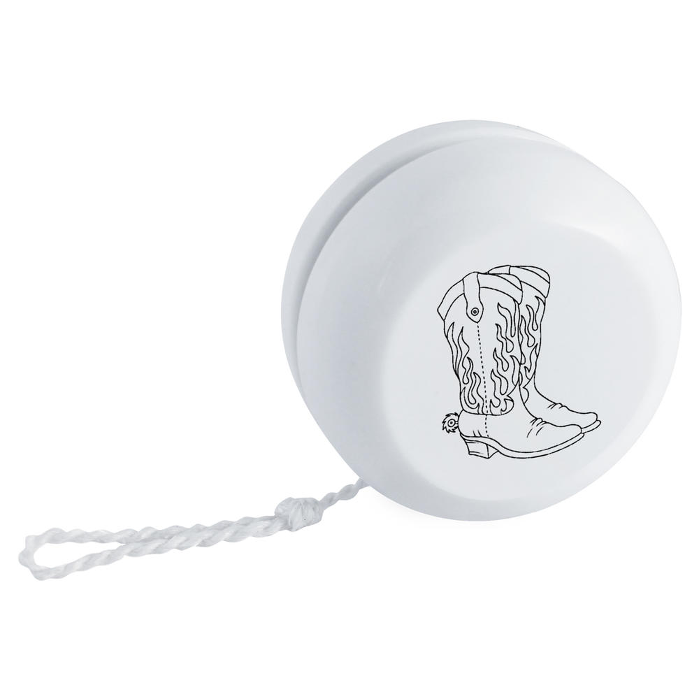 'Flame Cowboy Boots' Retro Style Yo-Yo (YY00046332)