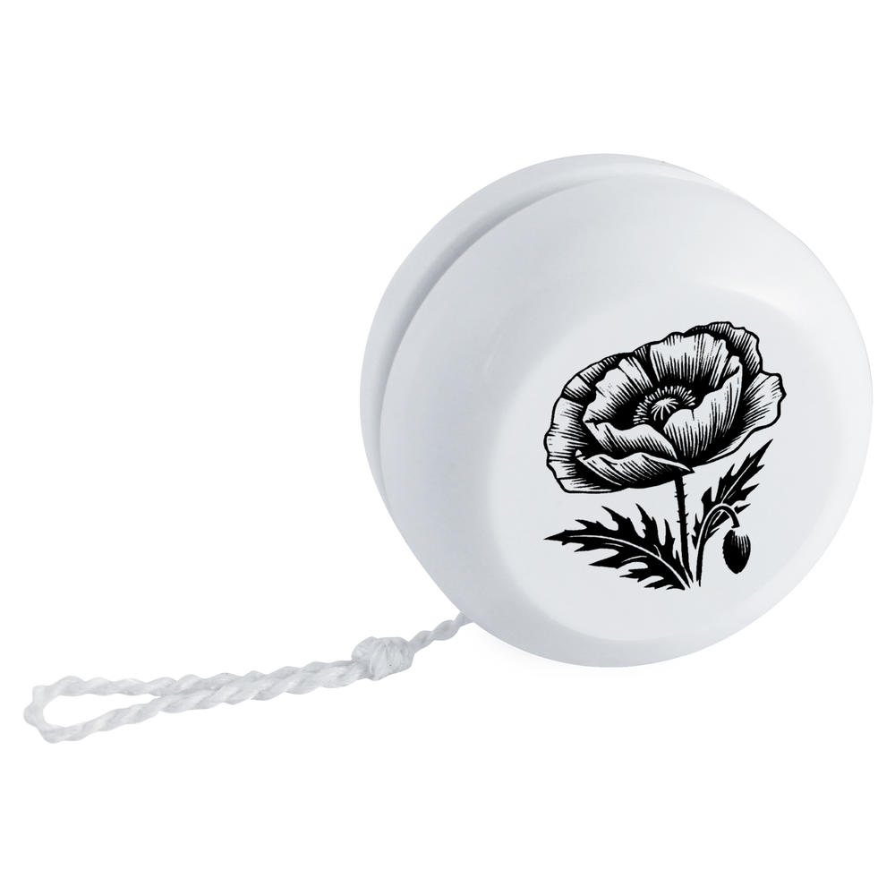 'Poppy With Bud' Retro Style Yo-Yo (YY00046498)