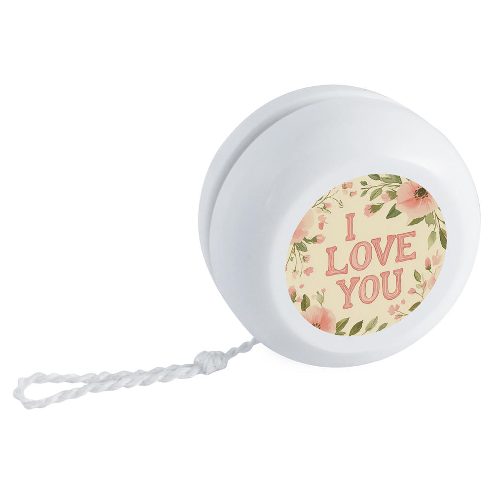 'I Love You with Flowers' Retro Style Yo-Yo (YY00046635)