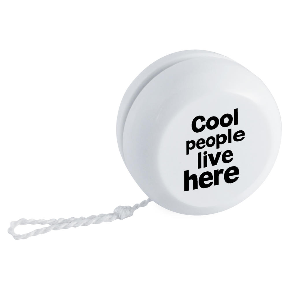 'Cool People Live Here' Retro Style Yo-Yo (YY00046726)