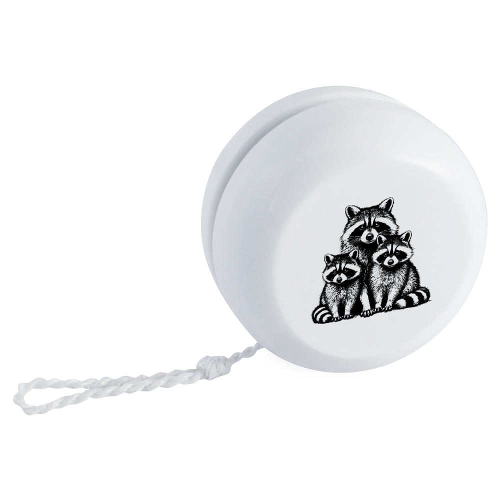 'Raccoon Family' Retro Style Yo-Yo (YY00046830)