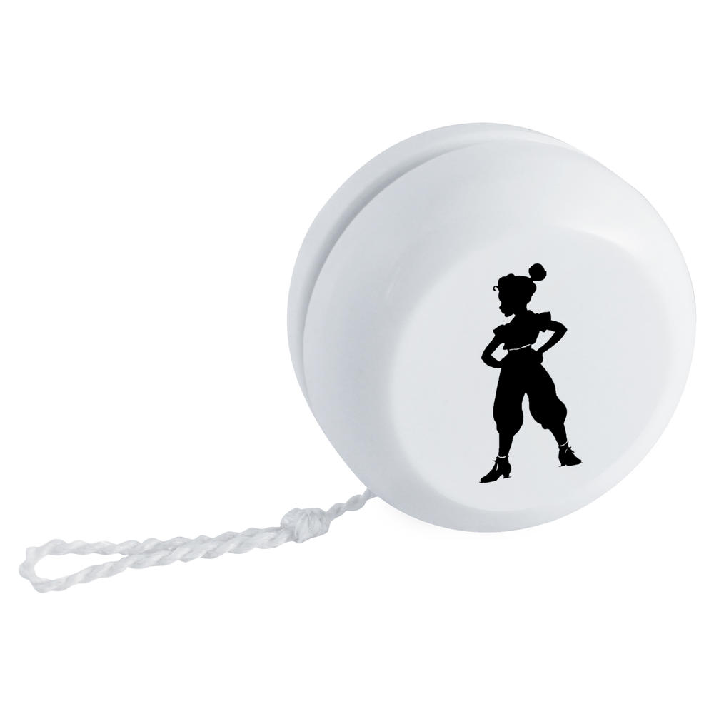'Girl Standing Silhouette' Retro Style Yo-Yo (YY00047311)
