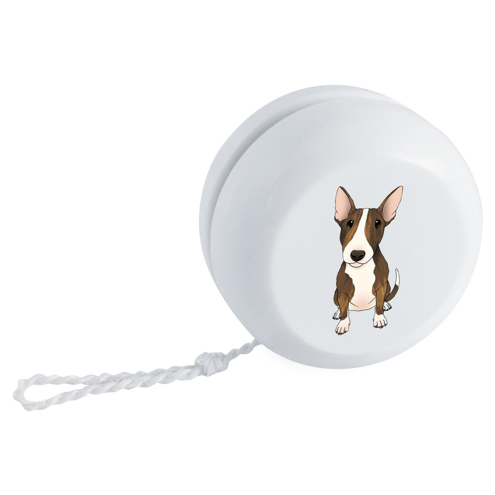 'Sitting Bull Terrier' Retro Style Yo-Yo (YY00047487)