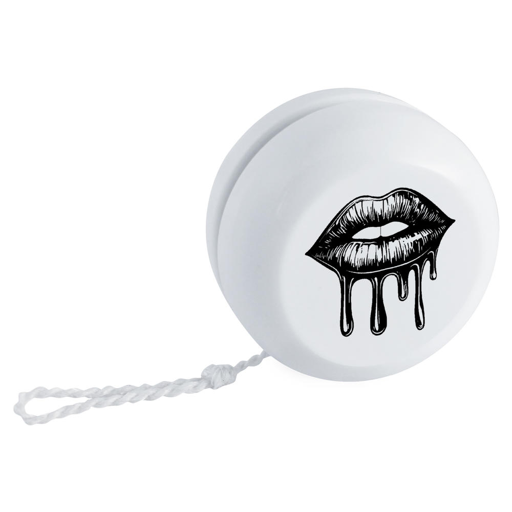 'Dripping Lipstick Kiss' Retro Style Yo-Yo (YY00048904)