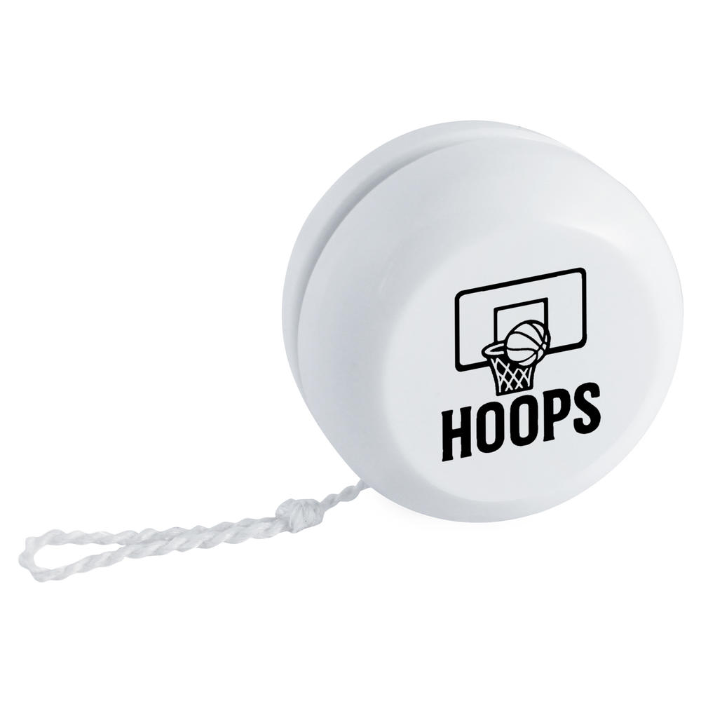 'Basketball Hoops Design' Retro Style Yo-Yo (YY00049072)
