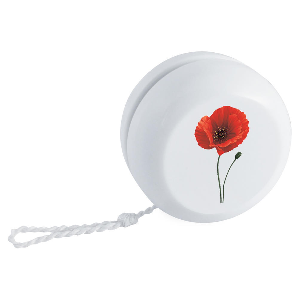 'Simple Poppy Flower' Retro Style Yo-Yo (YY00049765)