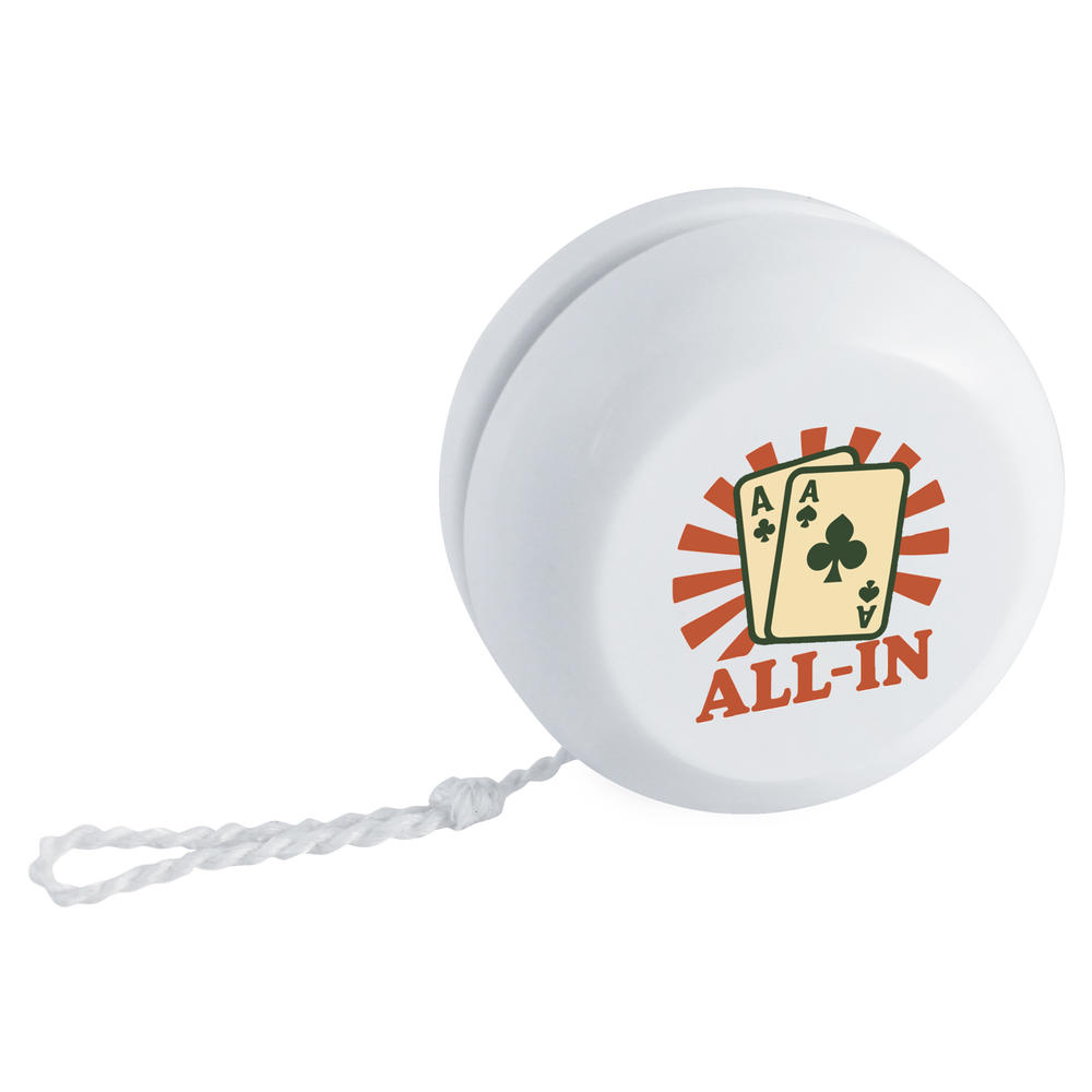'All In Cards' Retro Style Yo-Yo (YY00049808)