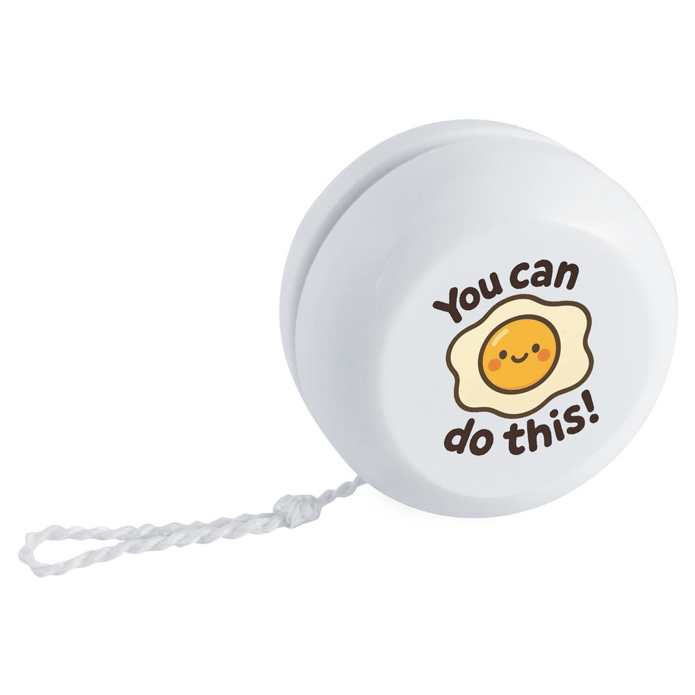 'You Can Do This with Cute Fried Egg' Retro Style Yo-Yo (YY00050532)