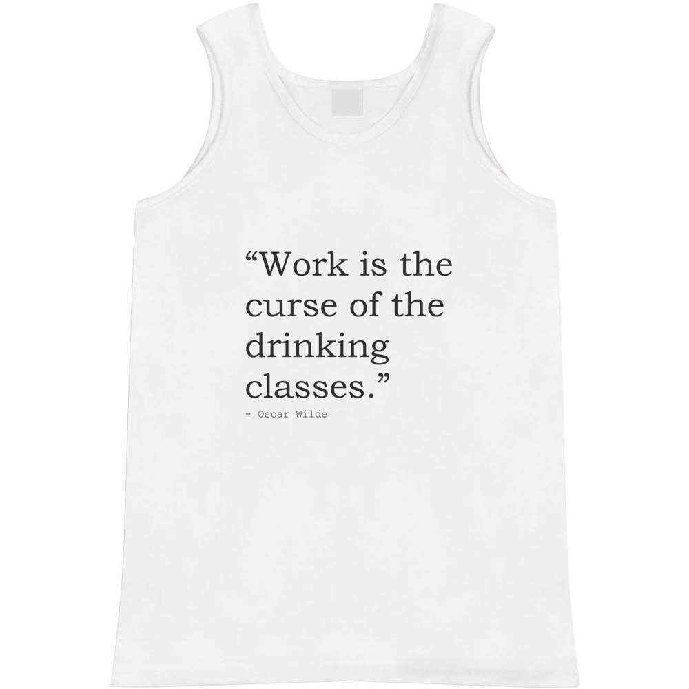 Mail order cheap Oscar Wilde Quote Adult Tank Max 42% OFF AV015561 Vest Top