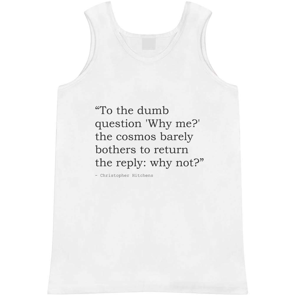 Quote By Christopher Hitchens Adult Vest / Tank Top (AV619246)